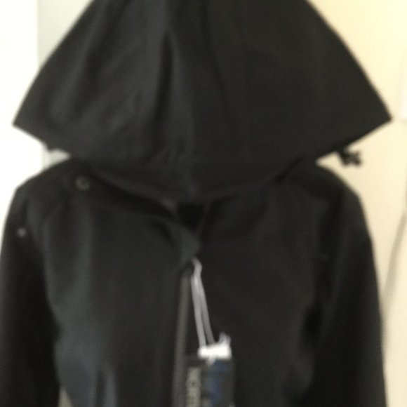 North end spring/fall NWT black hooded coat - Picture 4 of 5